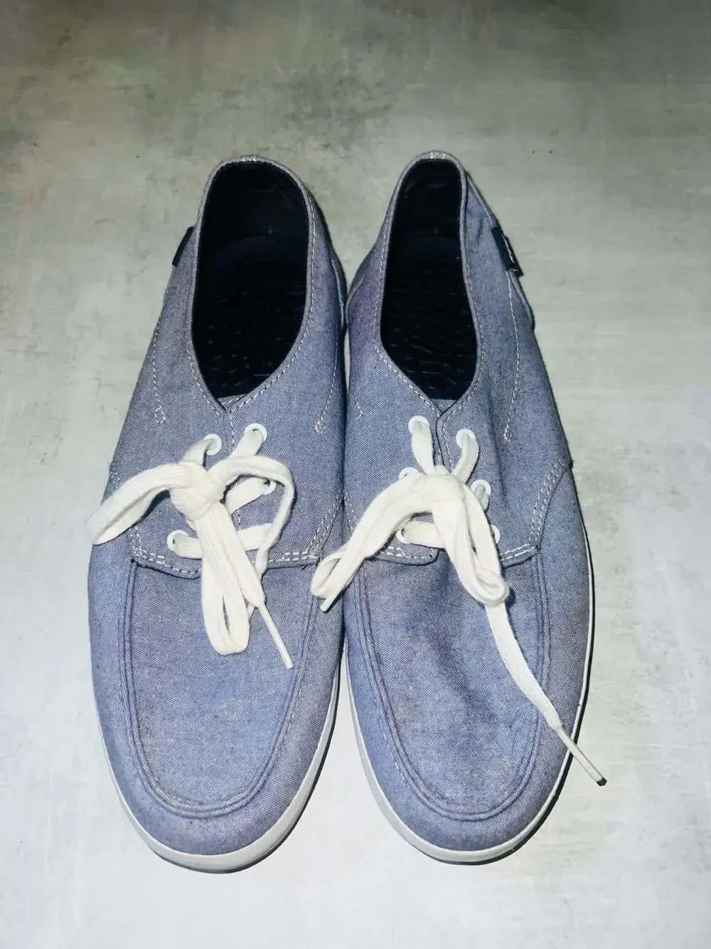 Reef Deck Hand 2 TX Men's Canvas Boat Shoes Blue Size 9